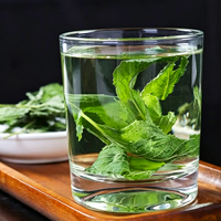 Feuilles de menthe séchées 100% naturelles, feuilles de menthe poivrée entières séchées, thé aux herbes et épice de cuisine, approvisionnement en gros pour les usines alimentaires