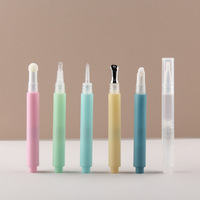 Stylos cosmétiques de type stylo à mécanisme de pression, tubes vides, têtes de pinceau et éponge, distributeurs de sérum et d'huile pour les lèvres, étuis pour anti-cernes en PP