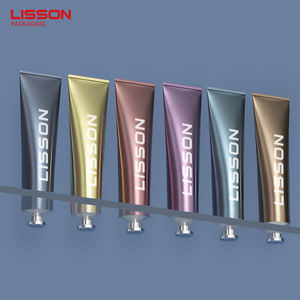 مخصص فارغة معدن الألومنيوم أنبوب معجون أسنان قابل للطي صبغ أنبوب كريم اليد مستحضرات التجميل التعبئة مع الألومنيوم - Product Image 1