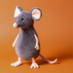 Peluche Jelly Cat <span class=keywords><strong>Rat</strong></span> Comforter Lachlan, <span class=keywords><strong>Rat</strong></span> Triste, Jouet en Peluche de Haute Qualité, Poupée de la Forêt Douce et Moelleuse, Idéal pour un Cadeau d'Anniversaire - Product Image 2