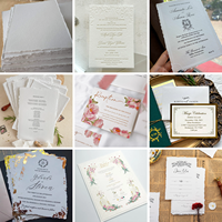 Invitaciones de Boda Elegantes Personalizadas en Papel de Algodón de Lujo, Impresas en Letterpress, con Diseño Personalizado en Relieve y Sobre