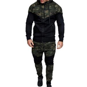 Survêtement de Style Cargo pour homme, pantalon de sport d'entraînement + sweat à capuche pour homme - Product Image 2
