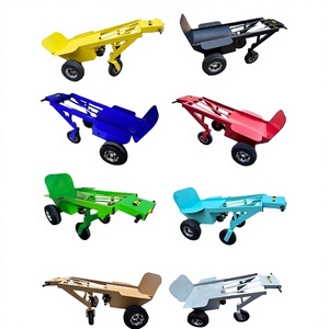 Chariot électrique motorisé pour structures gonflables, transaxle à entraînement direct, chariot de levage - Product Image 1