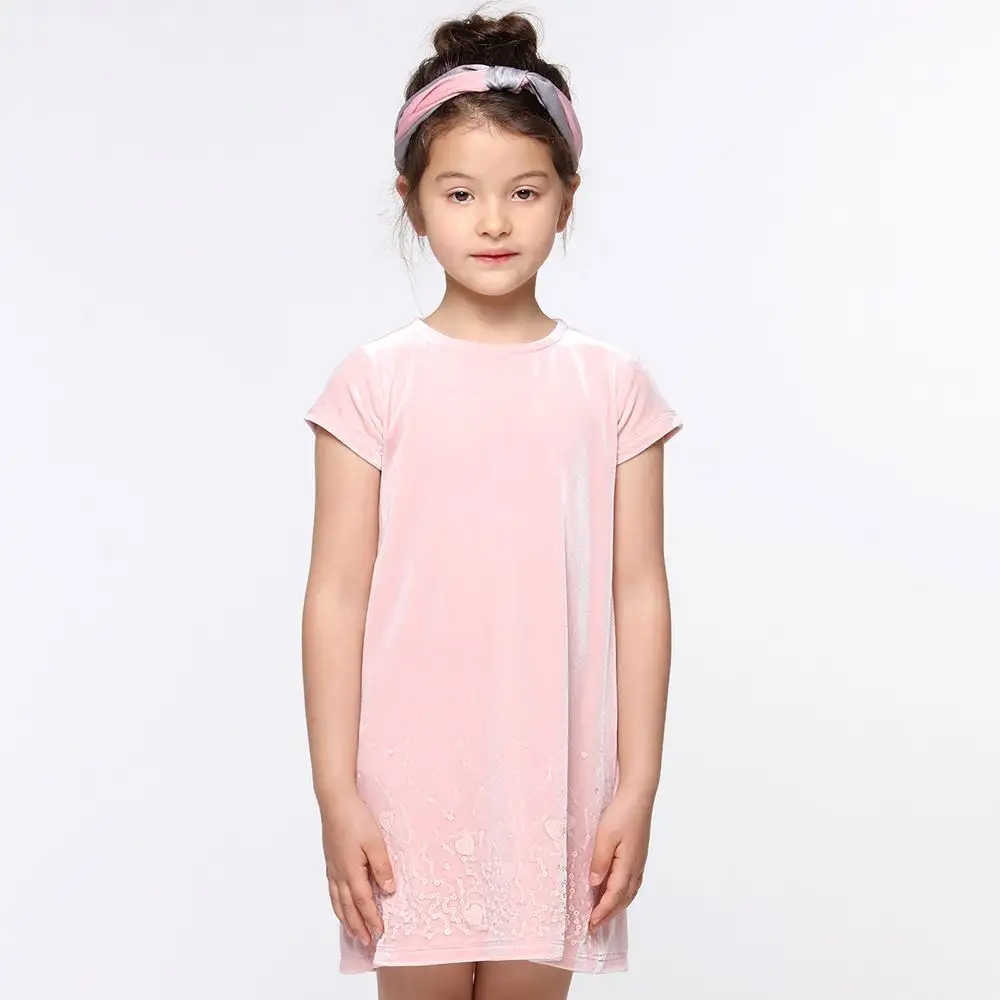 Summer Latest Western Pattern Design Party Wear Kid Children Girl Dress For Kid Girl