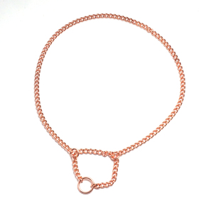 Collar de Cadena Martingale de Acero Inoxidable Color Oro Rosa, Estilo Nuevo y Ecológico, para Perros Pequeños - Product Image 3