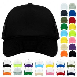 Gorra Trucker de 5 Paneles con Logotipo Personalizado, Bicolor, Ajustable, Deportiva, de Béisbol, con Frente de Espuma de Poliéster y Parte Trasera de Malla, Casquette en Blanco - Product Image 2