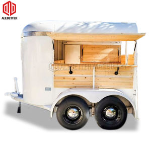 Penjualan Laris Trailer Restoran Cepat Makanan Truk Hot Dog Keranjang Es Krim Truk Salon Kereta Kopi Trailer Kuda - Product Image 6