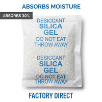 Sachets déshydratants en gel de silice de qualité alimentaire haute capacité 1g 2g 3g 4g 5g 6g – Absorbeurs d'humidité en gros pour paquets déshydratants