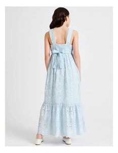 Vestido de verano de algodón para niñas, bonito y cómodo, con elementos decorativos de moda, tela suave, perfecto para jugar, viajar y para uso casual. - Product Image 5