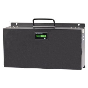 Slimline <span class=keywords><strong>Ultra</strong></span> <span class=keywords><strong>Thin</strong></span> 12.8V 50Ah LifePO4 Pin Pin Chu Kỳ Sâu Vỏ Kim Loại Với Đồng Hồ Vôn LCD - Product Image 3