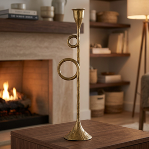 Modern Solid Iron Eco-Friendly Heat Resistant Candle Holder Durable Decorative Accessory Home Office Restaurant Cafe Event - Product Image 2