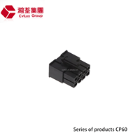 Cvilux CP6006SN010 Prise femelle 6 positions 5.70mm Espacement des contacts Boîtier rectangulaire Connexion de fil automobile