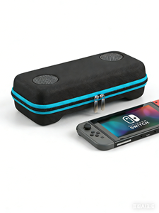 حقيبة حمل مخصصة من مصنع يودو لجهاز نينتندو سويتش <span class=keywords><strong>2</strong></span>، مصنوعة من مادة EVA الصلبة، مناسبة للسفر في الهواء الطلق، مع مكبر صوت بلوتوث لاسلكي - Product Image 2