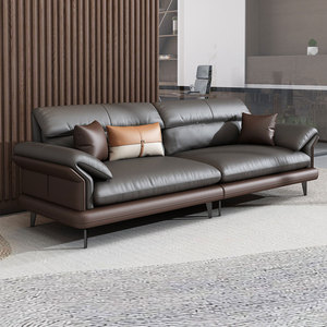 Juego <span class=keywords><strong>de</strong></span> Sofás Ejecutivos <span class=keywords><strong>de</strong></span> Cuero Moderno <span class=keywords><strong>de</strong></span> Lujo, Muebles Comerciales Adecuados para Oficinas Ejecutivas y Áreas <span class=keywords><strong>de</strong></span> Recepción Comercial - Product Image 3