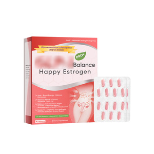 OEM grosir Premium kapsul keseimbangan Estrogen wanita mendukung rasa sakit Hormonal & perlambatan bantuan - Product Image 1