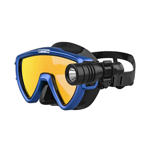 ALOMA tùy chỉnh mới spearfishing Mặt nạ lặn kính lặn chống sương mù lặn thiết bị lặn miễn phí lặn mặt nạ với Đèn pin lặn - Product Image 4