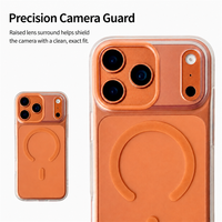 Coque de téléphone transparente magnétique C0521 pour iPhone 16 15 14 13 12 11 18 Pro Max 17 Air
