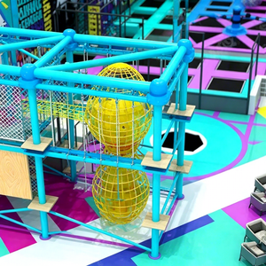 Grand parc de jeux intérieur commercial, aire de jeux interactive et sécurisée pour enfants, équipement de <span class=keywords><strong>trampoline</strong></span> - Product Image 4