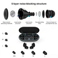 Tapones de silicona de gran venta para estudios de tatuajes y piercing - Estériles, resistentes al agua, reducción de ruido, ideales para nadar