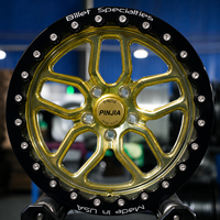 Jantes de course PJ Beadlock pour l'arrière, 18x11, 18x12, 19x11, 19x12, PCD 5x112, pour Ford Mustang GT, GT350, GT500