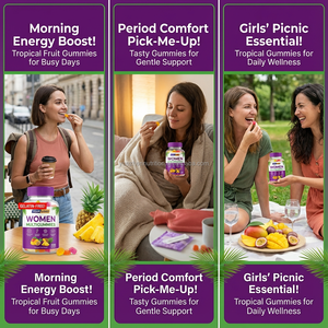 Hot Selling Oem Fabriek Prijs Volwassen Multivitamine Gummies Vrouwen Met Vitaminen A,C,E,B6,B12 Multi Voor Dagelijks Vitaminesupplement - Product Image 4