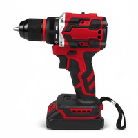 Perceuse-visseuse sans fil RYNEX 2 vitesses 21V Brushless 45Nm Mandrin 10mm Lumière LED Batterie Lithium Perceuse Électrique