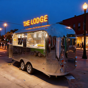 Grande remorque de service de cantine de bar fumeur de barbecue de Teppanyaki de sandwich de dîner de qualité supérieure avec éviers - Product Image 3