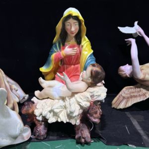 Luces Navideñas con Motivo de Cruz de Jesús para Decoraciones Navideñas de Exterior - Product Image 5