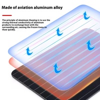 Plateau de dégivrage rapide pour viande congelée poisson légumes plaque de décongélation en alliage d'aluminium durable écologique
