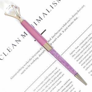 Big Diamond Rotating Metal Custom Logo Printed Crystal <b>Pen</b> Promotion Corporate Activity Business <b>Gift</b> Ballpoint <b>Pens</b> - Product Image 6