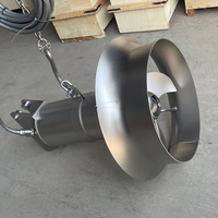 Mélangeur submersible agitant liquide solide de type QJB compact pour eaux usées