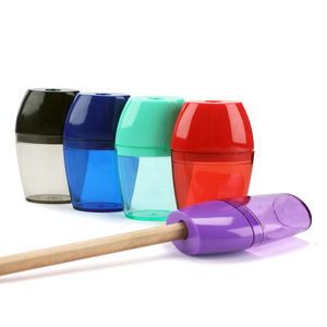 Soododo classico Multi-colore singolo foro meccanico temperamatite piccolo Design in plastica regalo elettronico perfetto per la sicurezza - Product Image 1