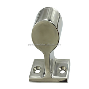 Nueva base de tubo de pasamanos de barco de acero inoxidable <span class=keywords><strong>316</strong></span> para extremo central delantero - Product Image 2