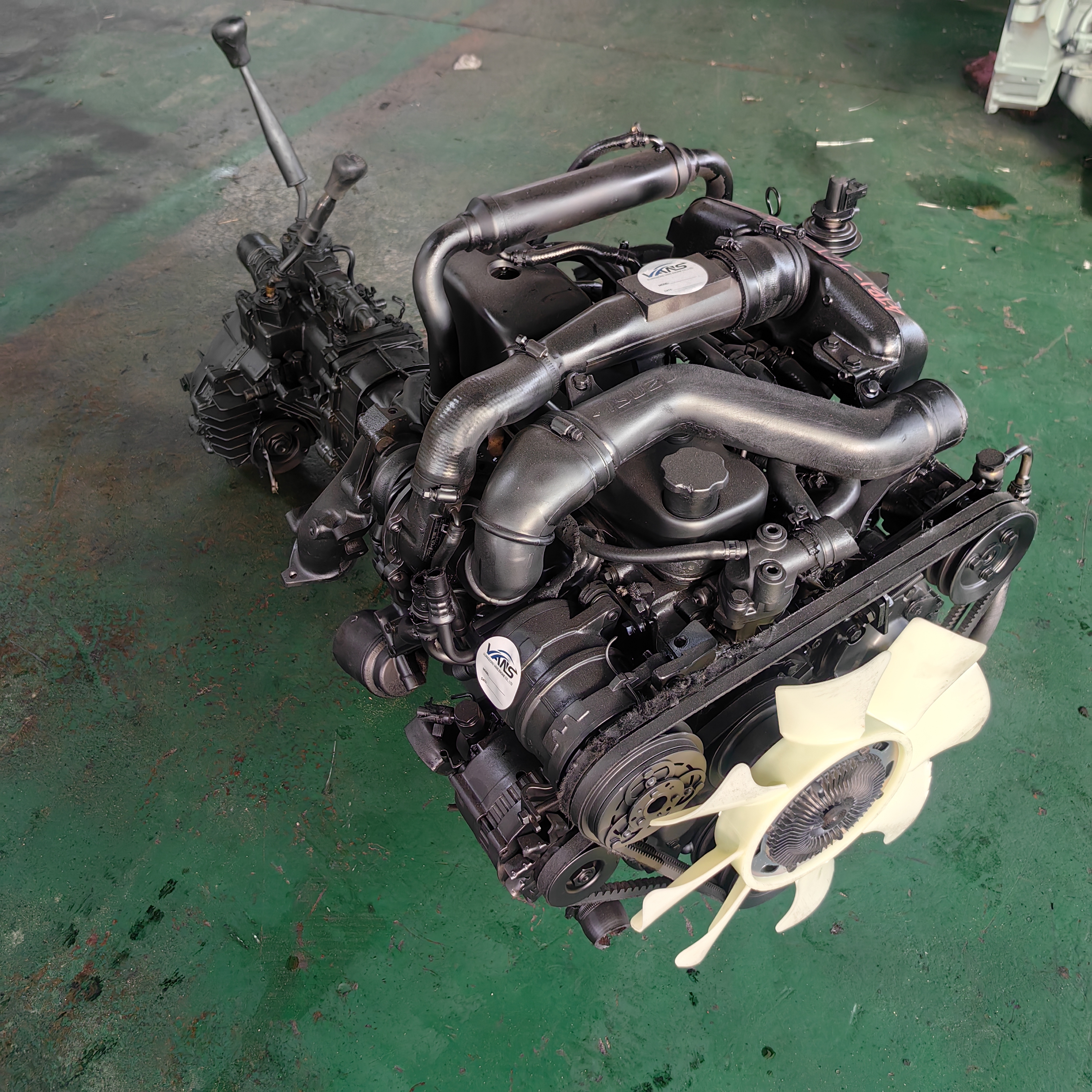 Used Isuzu 4JB1 Diesel Engine Assembly - Reliable Performance