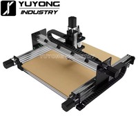 Kit complet de routeur CNC pour bois Black Extrusion 5075 QueenBee Ultra/Pro avec rails linéaires améliorés, machine de travail du bois 4 axes 3D