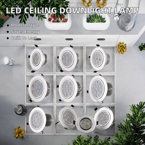 Lámpara LED Empotrable de Techo Redonda de 12W IP65 AC85-265V para <span class=keywords><strong>Cocina</strong></span>, Dormitorio e Iluminación Interior - Product Image 5