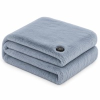 Couverture chauffante OEM/ODM 80x150cm en polaire douce, alimentée par USB, lavable en machine pour la maison/le bureau