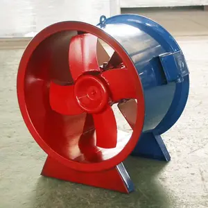 Ventilador de flujo axial de metal a prueba de explosiones a prueba de altas temperaturas 380V para ventilación industrial