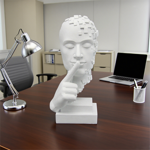 Venta al por mayor Home Livimg Room Table Oficina Decoración Interior Sleepy Head Speak No Evil Silence Is Golden Estatua - Product Image 1