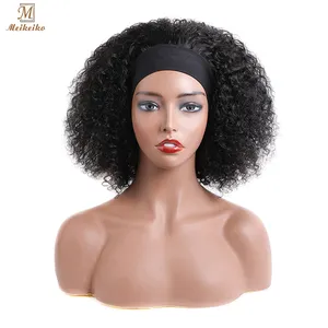 Meikeiko थोक हेडबैंड विग मानव बाल गांठदार घुंघराले Glueless ब्राजील कुंवारी रेमी मानव बाल Wigs महिलाओं के लिए