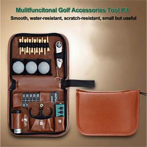 Bolsa de Transporte Promocional de Piel Sintética para Almacenamiento de Pelotas de Golf, Estuche para Accesorios de Golf para Exteriores - Product Image 3