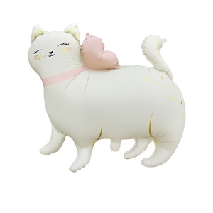 Venta al por mayor gigante mate lindo Oso de dibujos animados gato Arco Iris arco decoraciones <span class=keywords><strong>cumpleaños</strong></span> <span class=keywords><strong>Jumbo</strong></span> animal fiesta globos para arreglos - Product Image 2