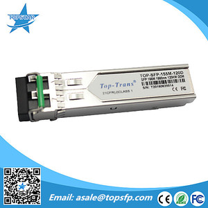 โมดูลออปติคอล Top-Trans Sfp 155m 120km กิกะบิตสำหรับอุปกรณ์ไฟเบอร์ออปติก - Product Image 5