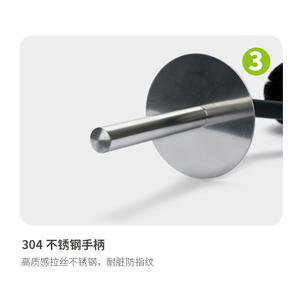 Ensemble de brosses de toilette de style nordique en acier inoxydable 304, tête plate durable, résistant à la rouille, outil de nettoyage de salle de bain - Product Image 4