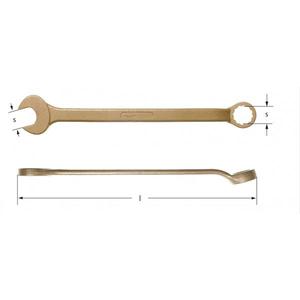 AMPCO - AA0007A Clé mixte, Aluminium Bronze (métrique) Clé anti étincelles, clés et clés à molette - Product Image 1