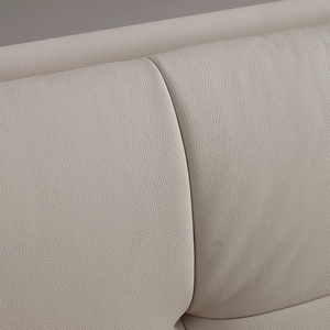 <span class=keywords><strong>Lit</strong></span> intelligent minimaliste en cuir pleine fleur avec supports à <span class=keywords><strong>lattes</strong></span> réglables, cadre en acier et bois assemblé, capacité 450 kg, silencieux et confortable pour - Product Image 5