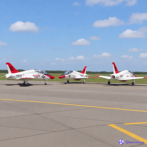 Nouveau Modèle Amélioré d'Avion à Réaction à Aile Fixe en Matériaux Composites T-45 Goshawk, Modèle de Simulation d'Avion d'Entraînement pour Porte-avions - Product Image 2