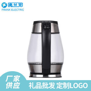 Bouilloire électrique en verre transparent Frank Electric 1,7 L avec contrôle de la température et arrêt automatique pour usage domestique - Product Image 4