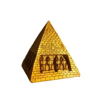 Modelos <span class=keywords><strong>de</strong></span> Edificios Dorados <span class=keywords><strong>de</strong></span> Resina Personalizados, Pirámide Egipcia <span class=keywords><strong>de</strong></span> Poliresina, Decoración del Hogar, Modelo <span class=keywords><strong>de</strong></span> Edificio Antiguo, Recuerdos <span class=keywords><strong>de</strong></span> <span class=keywords><strong>Egipto</strong></span> - Product Image 1