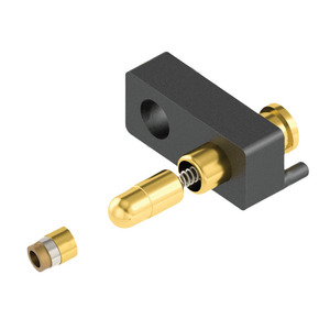 ADB Edinburgh Pogo Pin Spring Pin 1 Position Male Gold Plated High Current Connector - Product Image 1